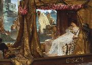 Alma-Tadema, Sir Lawrence The Meeting of Antony and Cleopatra (mk23) oil painting picture wholesale